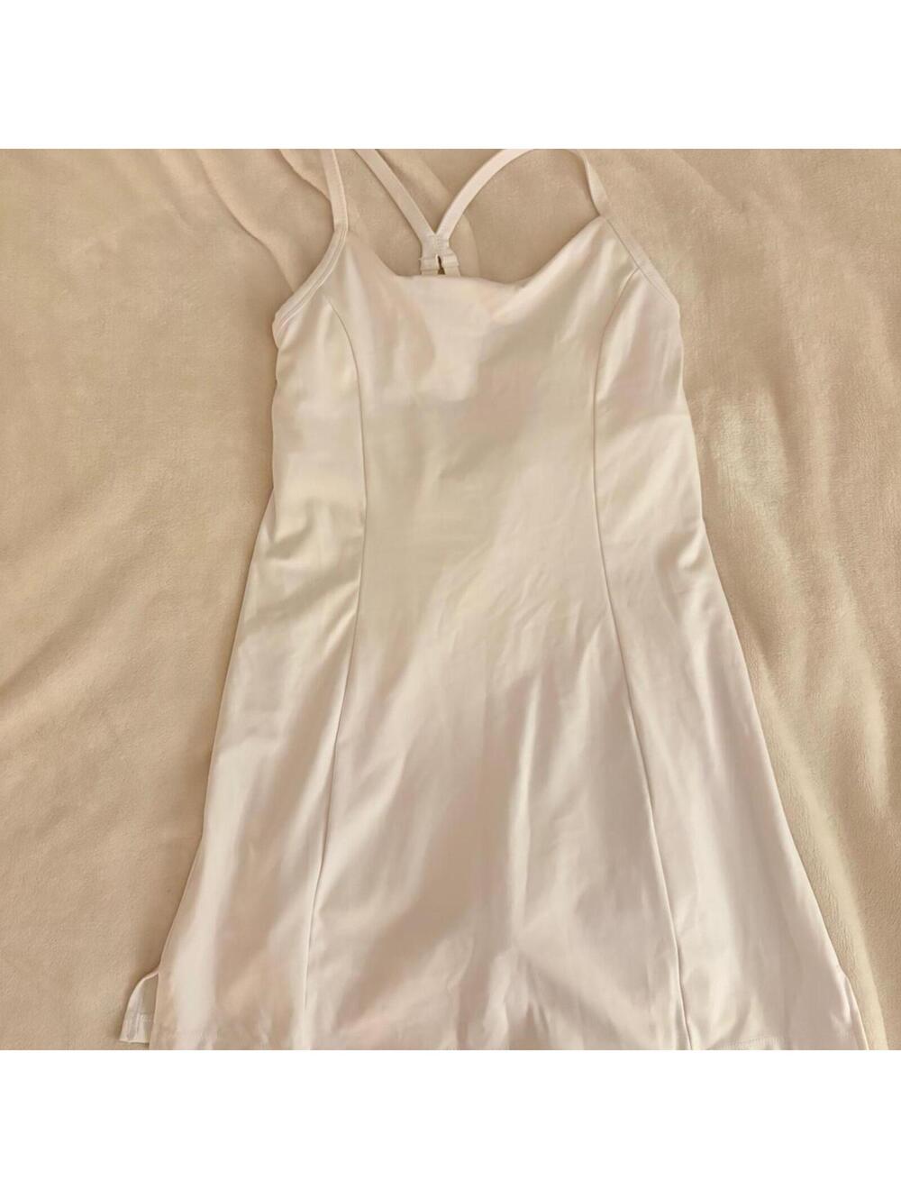 White Victoria's Secret PINK athletic dress with a cross back